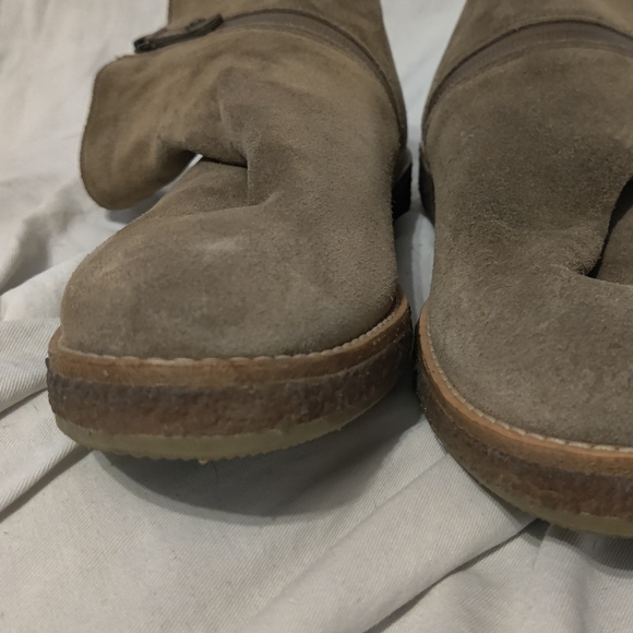 Trask Casey Wedge Waterproof Taupe suede ankle Boots. - Picture 7 of 11